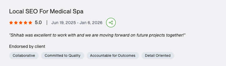 Client feedback